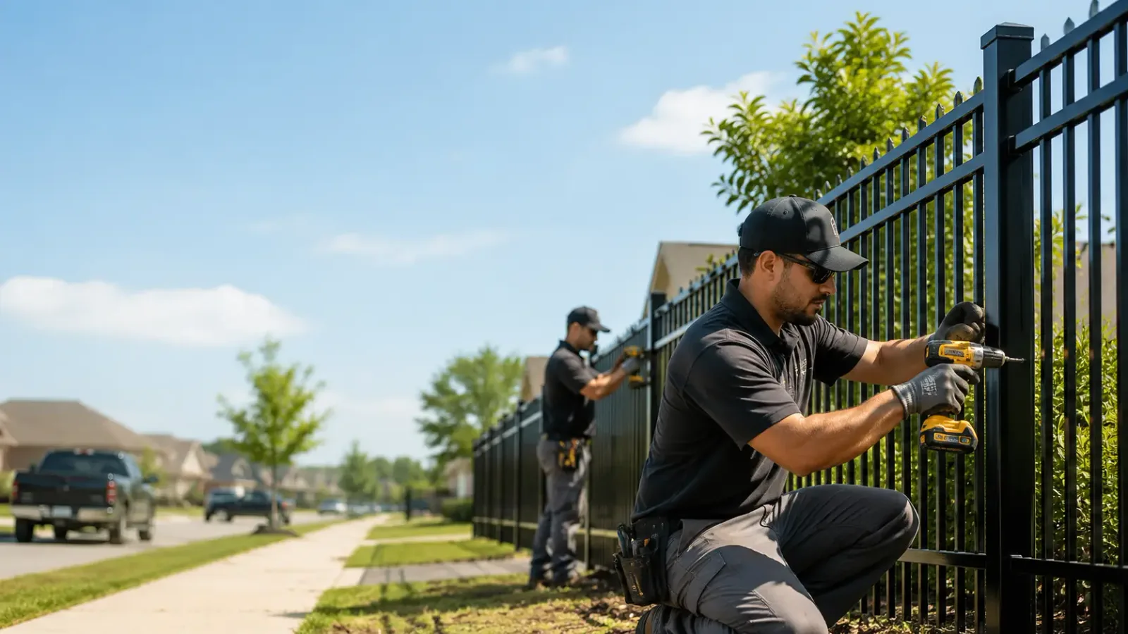 Metal Fence Installation in Carson City, MI